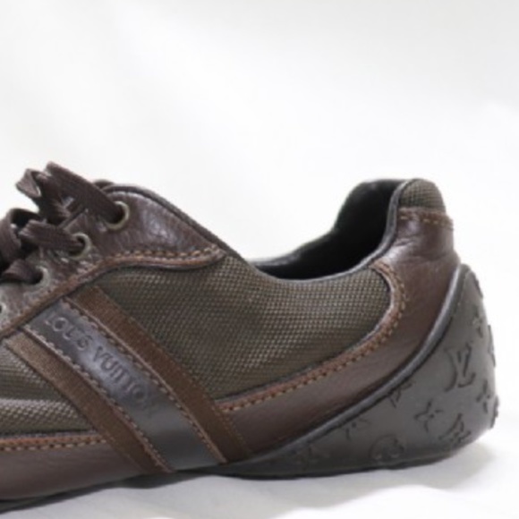 Louis Vuitton Authentic Leather Sneakers Sz 8 - Picture 4 of 14